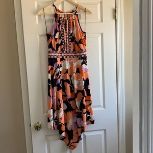 Multi color/print below knee summer dress